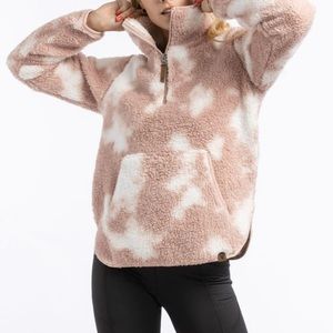 Sherpa fleece pullover
